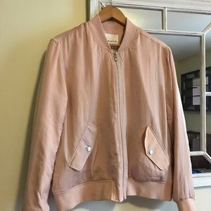 Avec Les Filles Pink Bomber Jacket